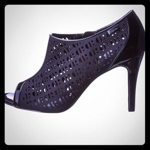 Calvin Klein Black Kailani open toe heel